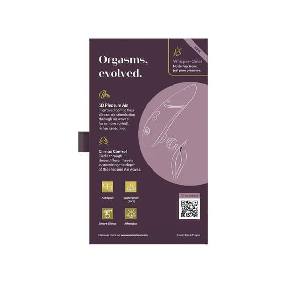 Вакуумний кліторальний стимулятор Womanizer Next Dark Purple