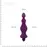 Анальная пробка с вибрацией Adrien Lastic Bullet Amuse Purple, макс. диаметр 3,9см