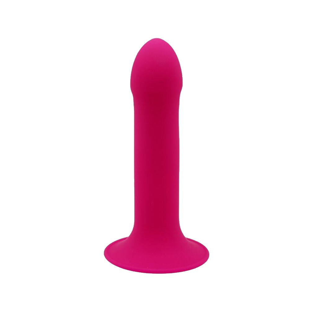 Дилдо з присоскою Adrien Lastic Hitsens 2 Pink, відмінно для с�трапона, макс діаметр 4 см, довжина 16