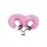 Наручники металлические Adrien Lastic Handcuffs Pink с розовой п�ушистой отделкой
