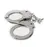 Наручники металеві Adrien Lastic Handcuffs Metallic (поліцейські)