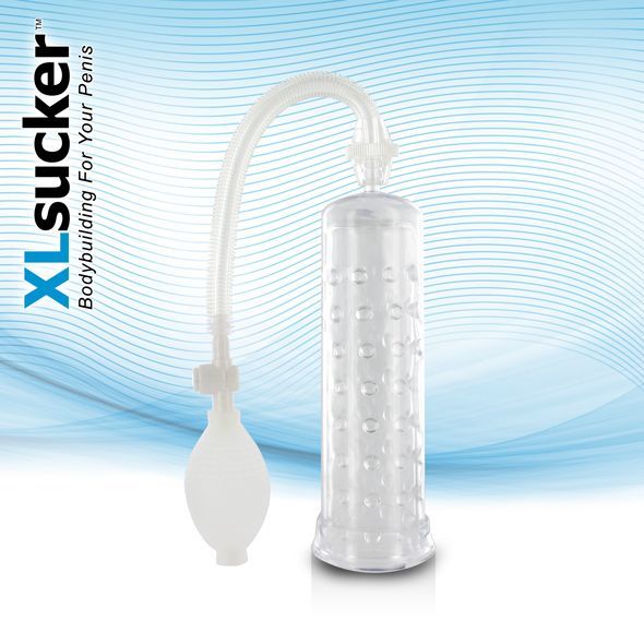 Вакуумная помпа XLsucker Penis Pump Transparant для члена длиной до 18см, диамет�р до 4см