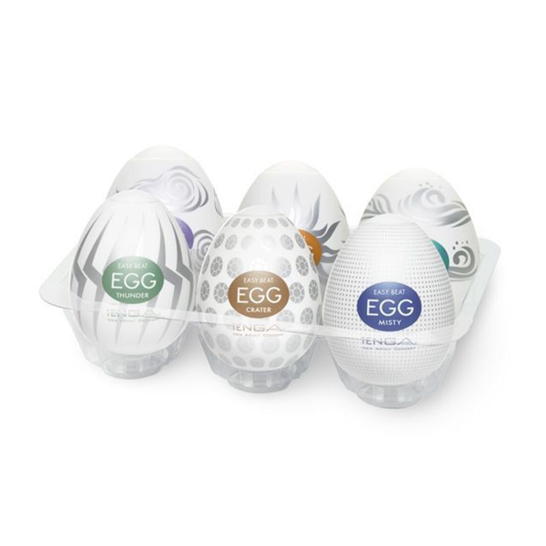 Набор мас�турбаторов-яиц Tenga Egg Hard Boild Pack (6 яиц)