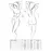 Корсет с пажами JANET CORSET white L/XL - Passion, трусики, полупрозрачный