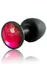 Анальна пробка Dorcel Geisha Plug Ruby M з кулькою всередині, створю�є вібрації, макс. діаметр 3,2см