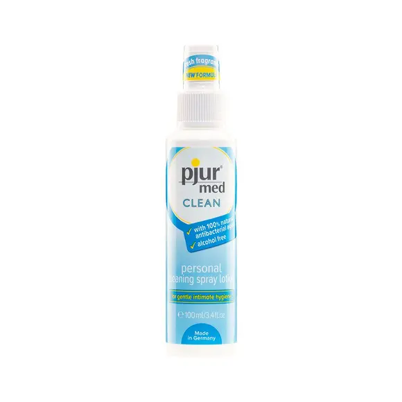 Очищувальний спрей pjur med CLEAN 100 мл для ніжної шкіри та іграшок, антибактеріальний