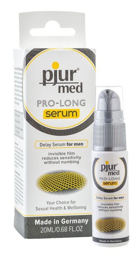 Пролон�гувальний гель pjur MED Prolong Serum 20 мл, створює невидиму плівку, що знижує чутливість