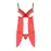 Прозрачный пеньюар с открытой грудью CHERRY CHEMISE red L/XL - Passion Exclusive, трусики