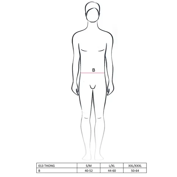 Чоловічі стрінги з леопардовим принтом Passion 013 THONG L/XL