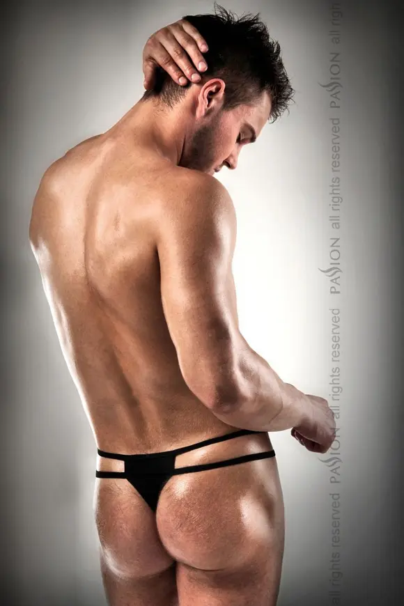 Мужские трусики Passion 014 THONG black L/XL