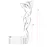 Сетчатые чулки-стокинги Passion S016 One Size, White, имитация ажурного пояса с гартерами