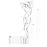 Сетчатые чулки-стокинги Passion S018 One Size, Black, имитация пояса, сетка с вертикальными полоскам