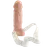 Фалопротез Doc Johnson Strappy Penis-Hard On Cock 7 inch, зовн. діам. 4,7 см, внутр. діам. 3,9 см