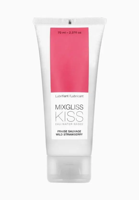 Лубрикант на водной основе MixGliss KISS Wild Strawberry  (70 мл) Дикая Клубничка