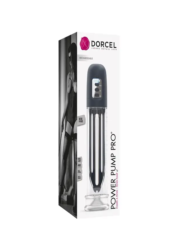 Вакуумна помпа Dorcel POWER PUMP PRO для члена довжиною до 20 см, діаметр до 5 см