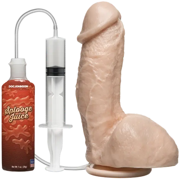 Фалоімітатор, що кінчає Doc Johnson The Amazing Squirting Realistic Cock, ПВХ, діаметр 5,1см