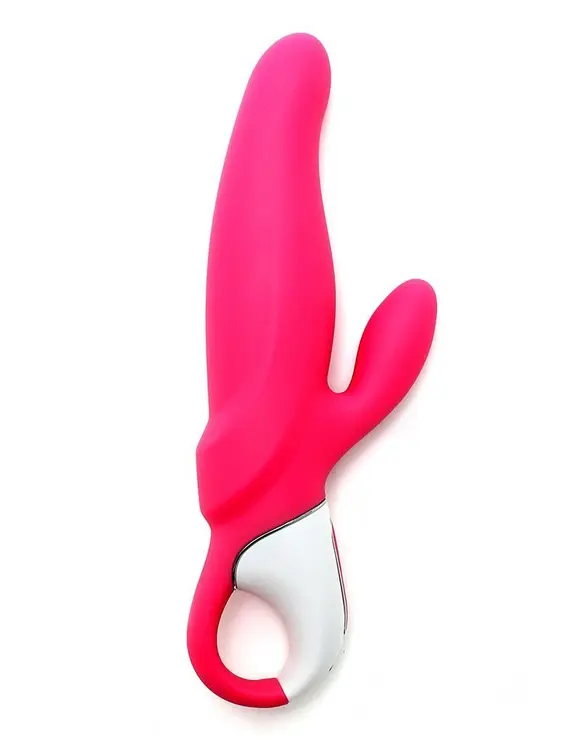 Мощный вибратор-кролик Satisfyer Vibes Mr. Rabbit, два мотора, литой силикон, 12 режимов работы