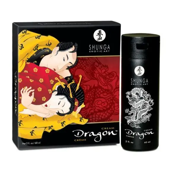 Стимулювальний крем для пар Shunga SHUNGA Dragon Cream (60 мл), ефект тепло-холод та поколювання