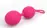 Вагинальные шарики Dorcel Dual Balls Magenta, диаметр 3,6см, вес 55гр
