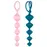 Набір анальних бус Satisfyer Beads Colored, силікон , макс. діаметр 3,3 см і 3,5 см