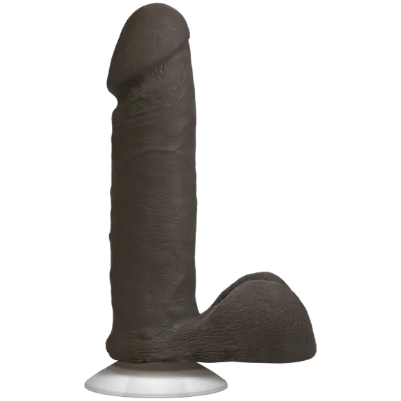 Фаллоимитатор Doc Johnson The Realistic Cock 6 inch Black - ULTRASKYN, Vac-U-Lock, диаметр 4,3см