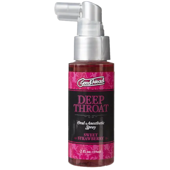 Спрей для мінету Doc Johnson GoodHead DeepThroat Spray - Sweet Strawberry 59 мл (м'ята упаковка)