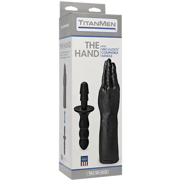 Рука для фістингу Doc Johnson Titanmen The Hand with Vac-U-Lock Compatible Handle, діаметр 6,9 см