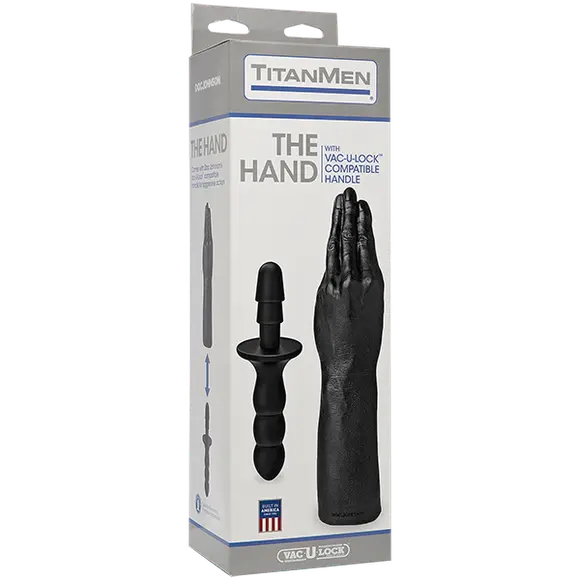 Рука для фистинга Doc Johnson Titanmen The Hand with Vac-U-Lock Compatible Handle, диаметр 6,9см