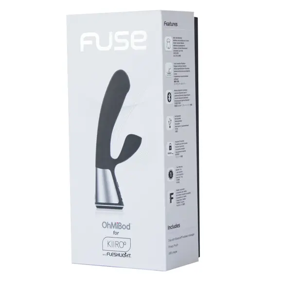 Интерактивный вибратор-кролик Ohmibod Fuse for Kiiroo Black