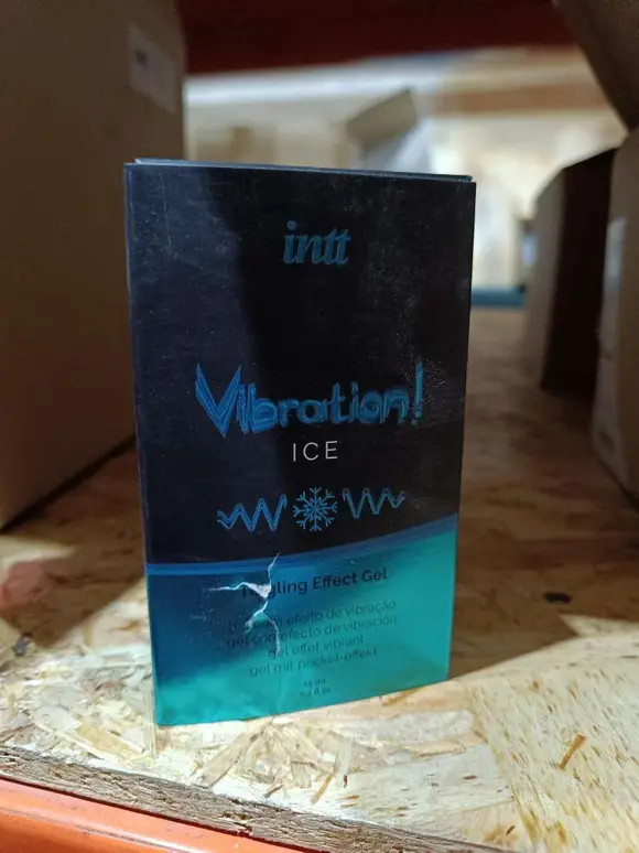 Рідкий вібратор Intt Vibration Ice (15 мл) (м'ята упаковка!!!)