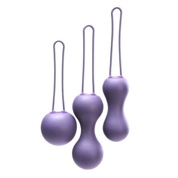 Набор вагинальных шарико�в Je Joue - Ami Purple, диаметр 3,8-3,3-2,7см, вес 54-71-100гр
