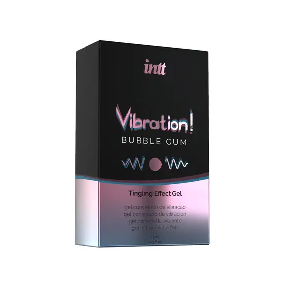 Жидкий вибратор Intt Vibration Bubble Gum (15 мл) (мятая упаковка!!!)