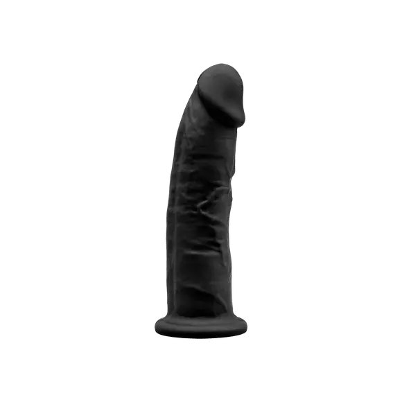 Фаллоимитатор SilexD Robby Black (MODEL 2 size 6in), двухслойный, силикон+Silexpan, диаметр 3,5 см