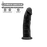 Фалоімітатор SilexD Robby Black (MODEL 2 size 6in), двошаровий, силікон + Silexpan, діаметр 3,5см