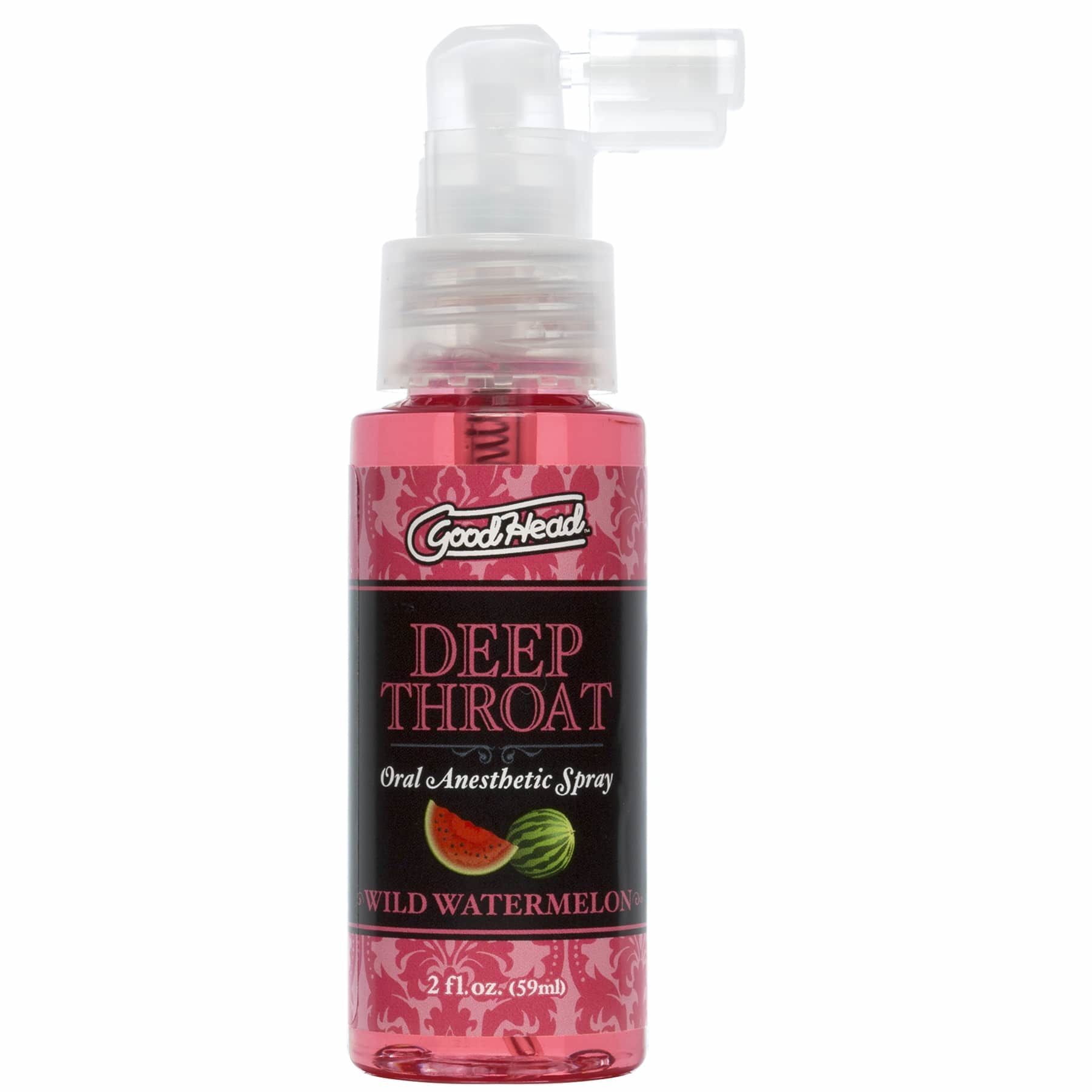 Спрей для мінету Doc Johnson GoodHead DeepThroat Spray - Watermelon 59 мл (м'ята упаковка!!!)