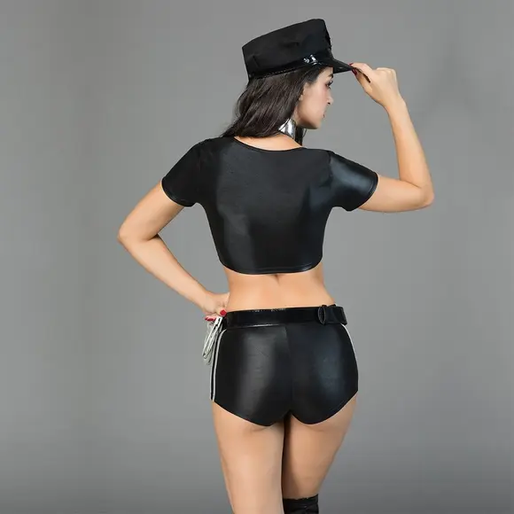 Еротичний костюм поліцейської "Чарівна Бонні" One Size Black