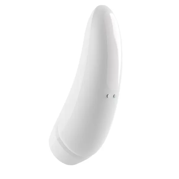 Вакуумный клиторальный стимулятор Satisfyer Curvy 1+ White с управлением через интернет