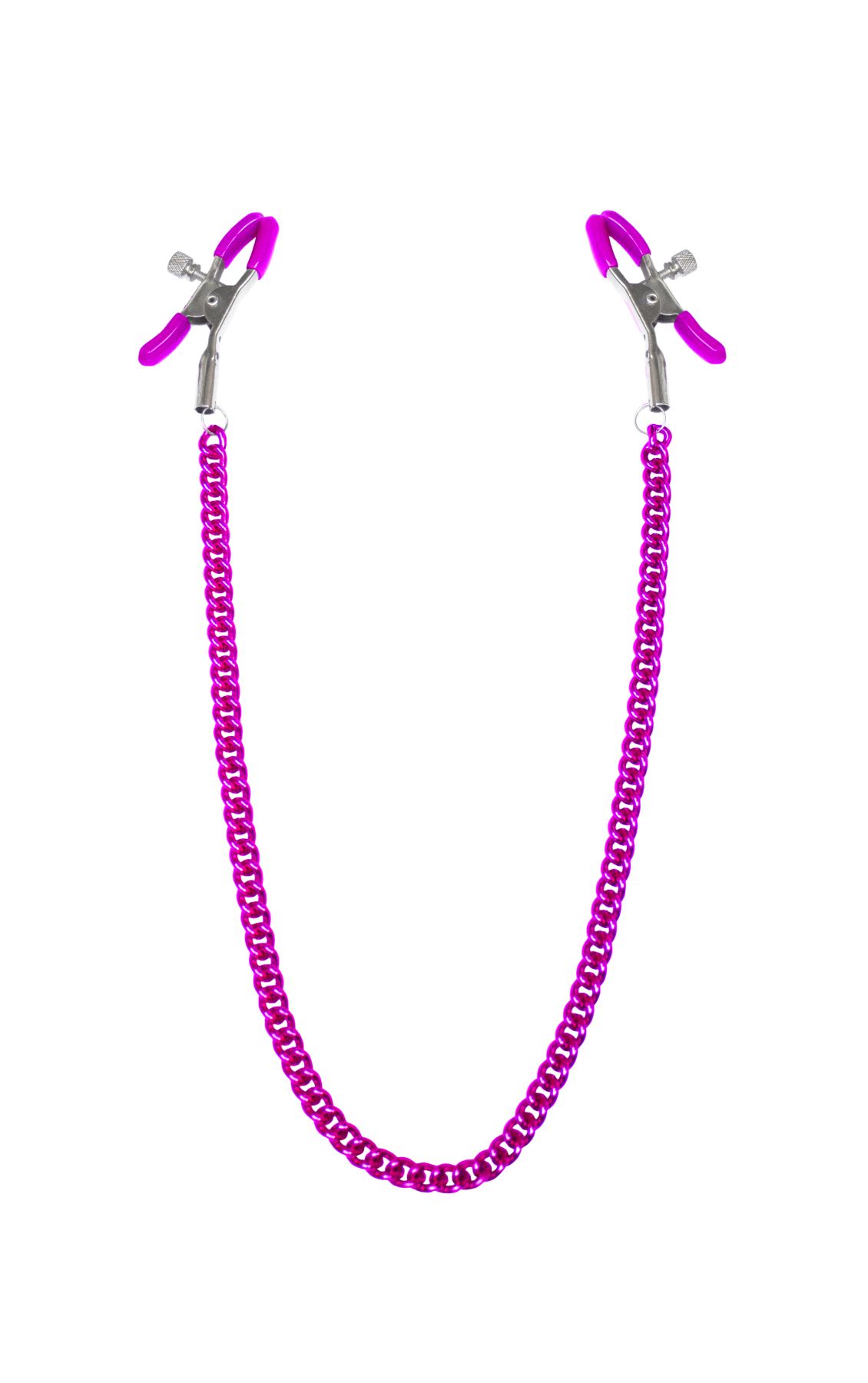 За�жимы для сосков с цепочкой Feral Feelings - Nipple clamps Classic, розовый