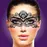 Ажурна маска на обличчя RIANNE S - Masque III зі стрічками-зав'язками