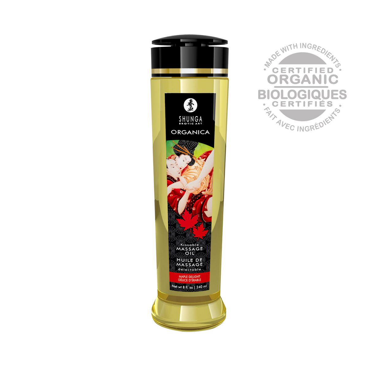 Орган�ическое массажное масло Shunga ORGANICA - Maple Delight (240 мл) с витамином Е