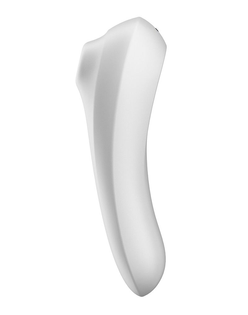 Смарт-вібратор та вакуумний стимулятор 2в1 Satisfyer Dual Pleasure White