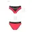 Трусики с широкой резинкой и кружевом Passion PS001 PANTIES red/black, size M