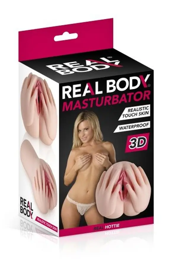 Реалистичн�ый 3D мастурбатор приоткрытая вагина Real Body - The Hottie
