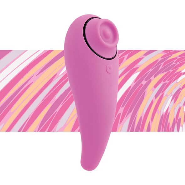 Пульсатор для клітора плюс �вібратор FeelzToys - FemmeGasm Tapping & Tickling Vibrator Pink