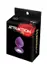 Анальна пробка з кристалом MAI Attraction Toys №47 Purple, довжина 7см, діаметр 2,8 см