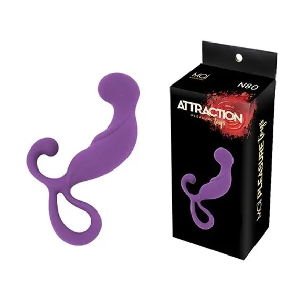 Масажери простати MAI Attraction Toys №80 Purple, довжина 13,4 см, діаметр 3,2 см