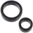 Набор эрекционных колец Doc Johnson Platinum Premium Silicone - The C-Rings - Charcoal