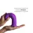 Двошаровий ділдо з вібрацією Adrien Lastic Hitsens 3 Purple, відмінно для страпона, діаметр 4 см, до