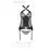 Сетчатый комплект корсет с халтером, съемные подвязки и трусики Amanda Corset black L/XL - Passion