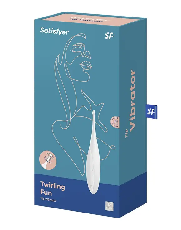 Вібратор для клітора Satisfyer Twirling Fun White